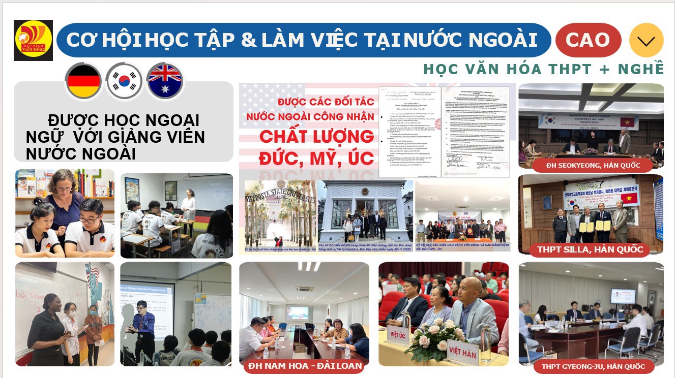 Tuyển sinh Cao đẳng 9+3+1 dành cho học sinh tốt nghiệp THCS (gồm 2 giai đoạn TC+CĐ) năm 2025