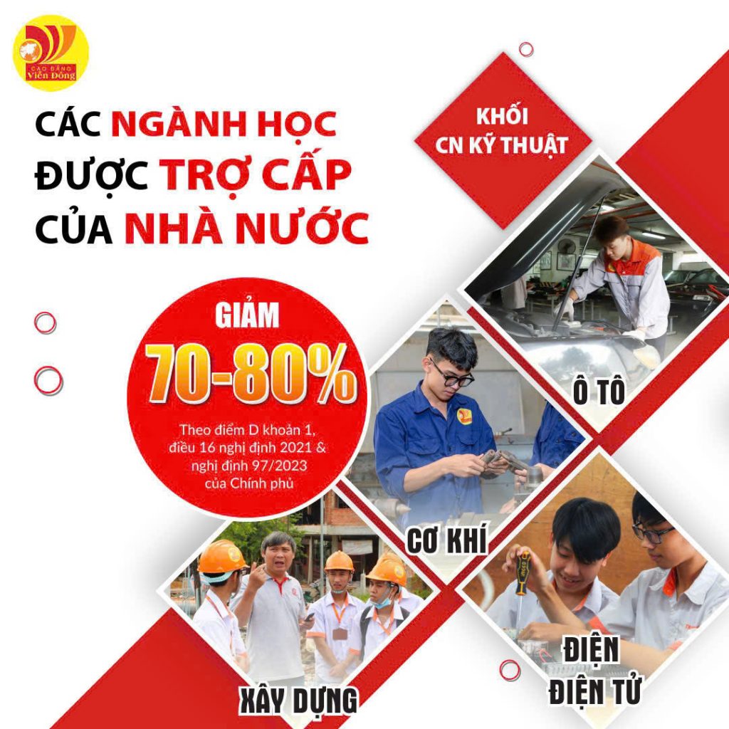 Tuyển sinh Đại học (VHVL), Cao đẳng chính quy 2025 (Giảm 50-60% học phí theo NĐ81 và 97)