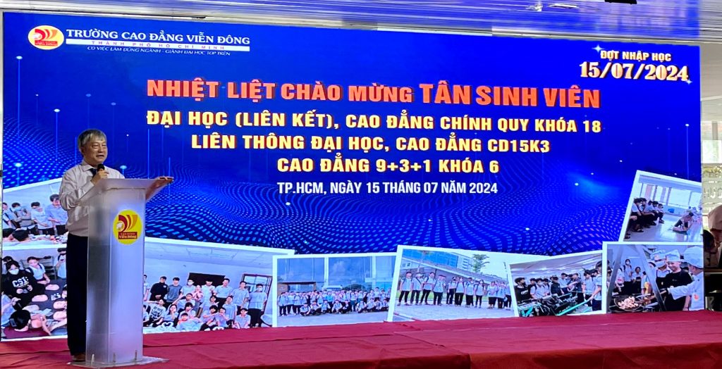 Hơn 1500 tân HSSV nhập học và tham gia tuần sinh hoạt chính trị đầu khoá ngày 15/07/2024