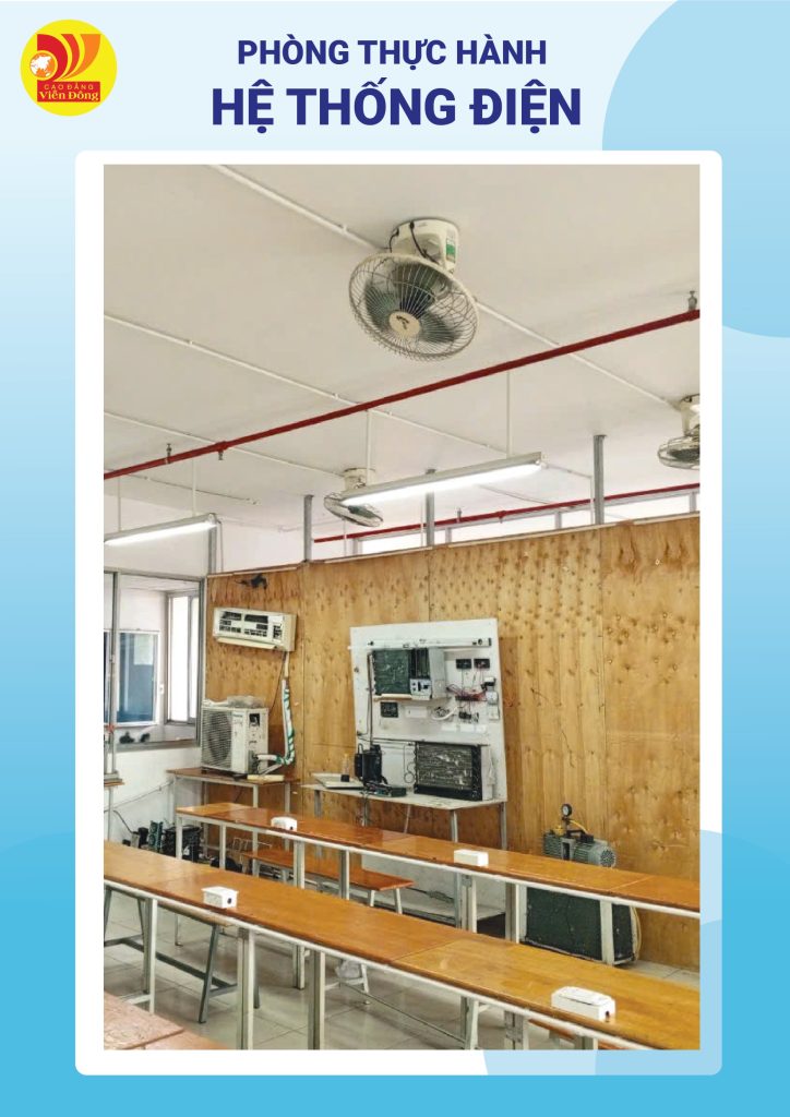Hình ảnh trang thiết bị, phòng thực hành tại CĐ Viễn Đông