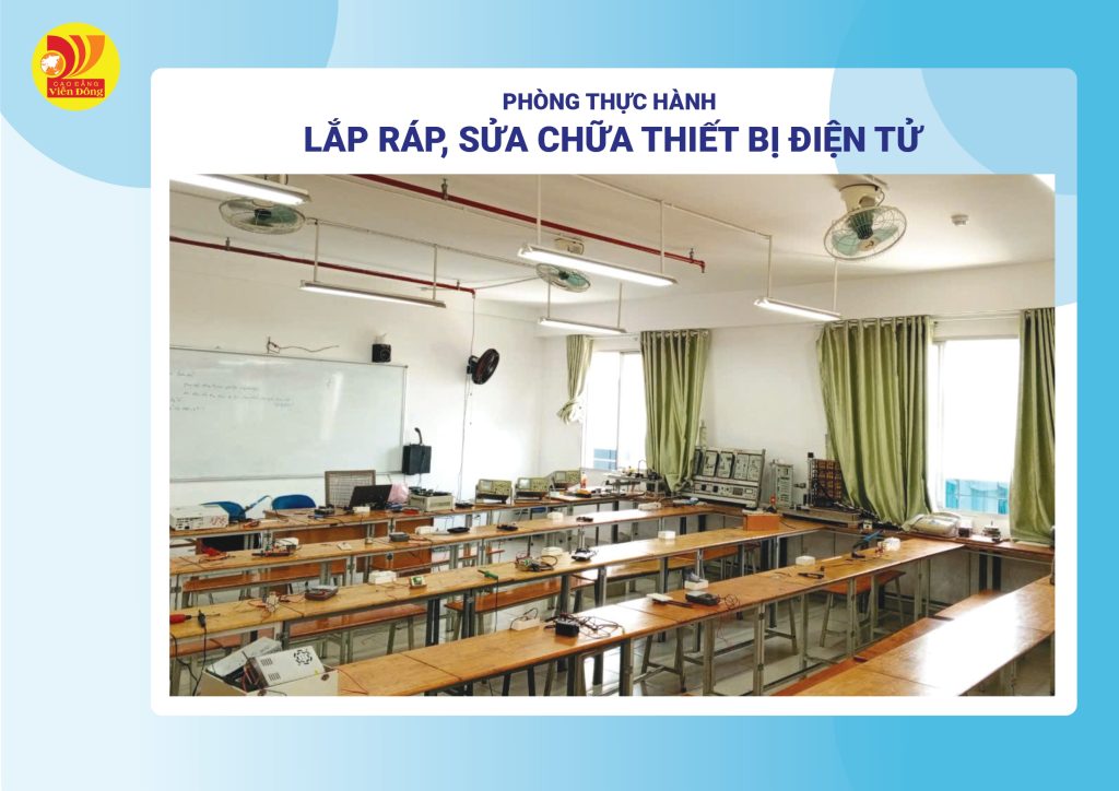 Hình ảnh trang thiết bị, phòng thực hành tại CĐ Viễn Đông
