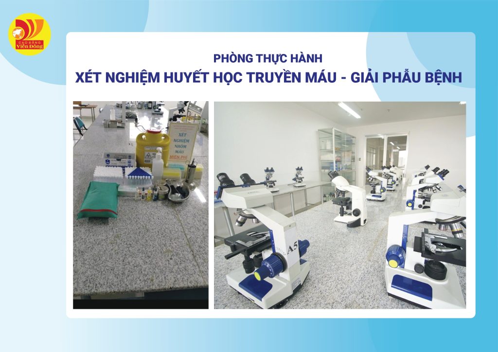 Hình ảnh trang thiết bị, phòng thực hành tại CĐ Viễn Đông