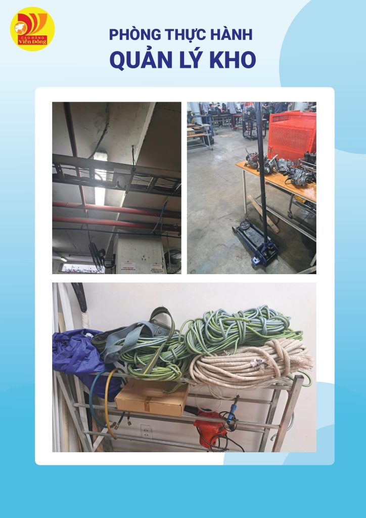 Hình ảnh trang thiết bị, phòng thực hành tại CĐ Viễn Đông