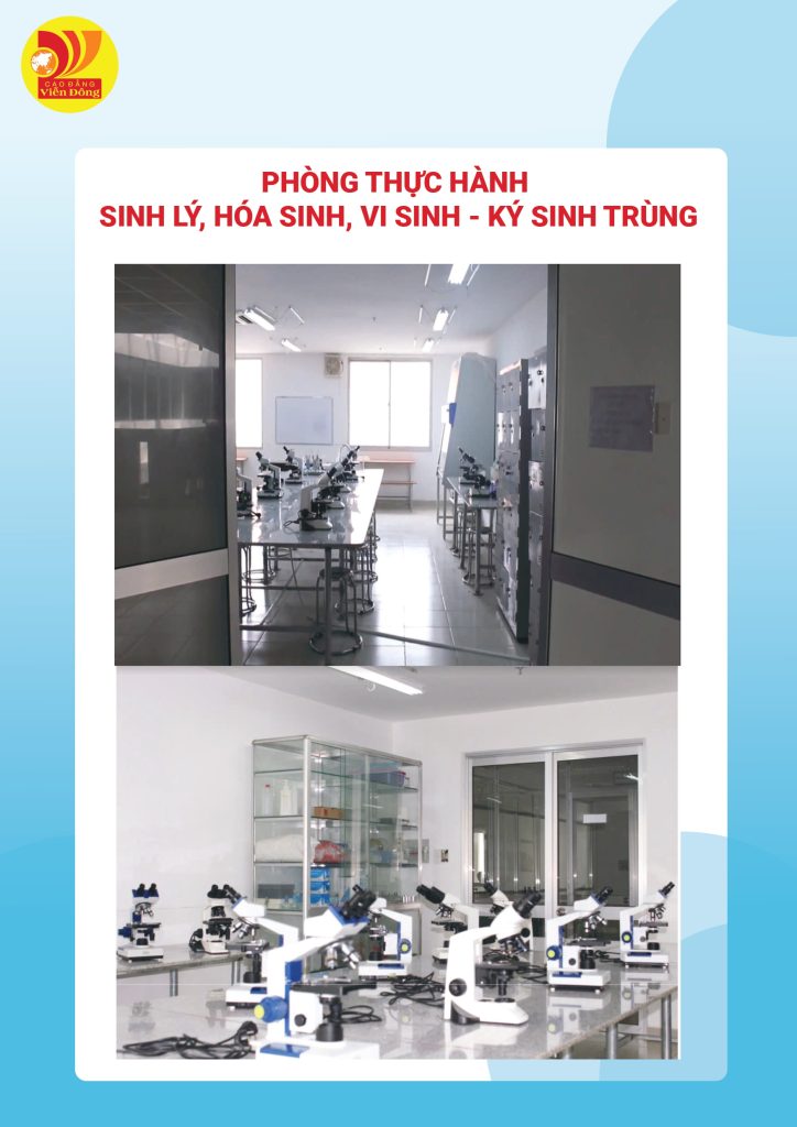 Hình ảnh trang thiết bị, phòng thực hành tại CĐ Viễn Đông