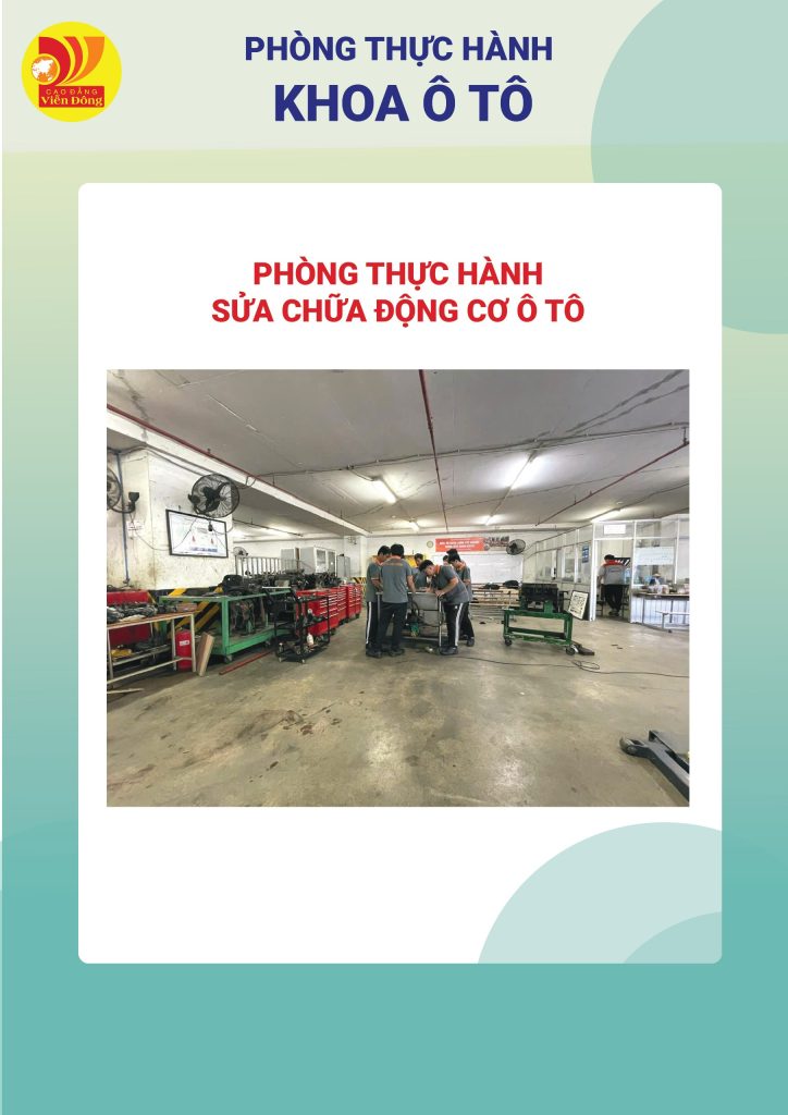 Hình ảnh trang thiết bị, phòng thực hành tại CĐ Viễn Đông
