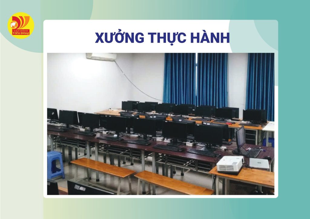 Hình ảnh trang thiết bị, phòng thực hành tại CĐ Viễn Đông