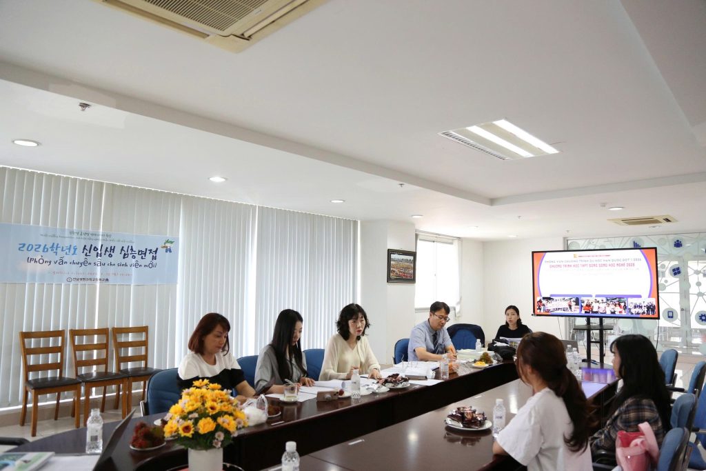 Phỏng vấn đợt 1 – chương trình học bổng hệ THPT song song với nghề tại Hàn Quốc năm 2025