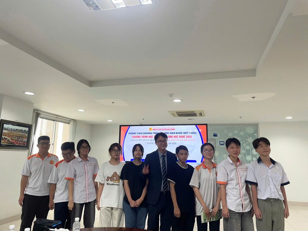 Phỏng vấn đợt 1 – chương trình học bổng hệ THPT song song với nghề tại Hàn Quốc năm 2025