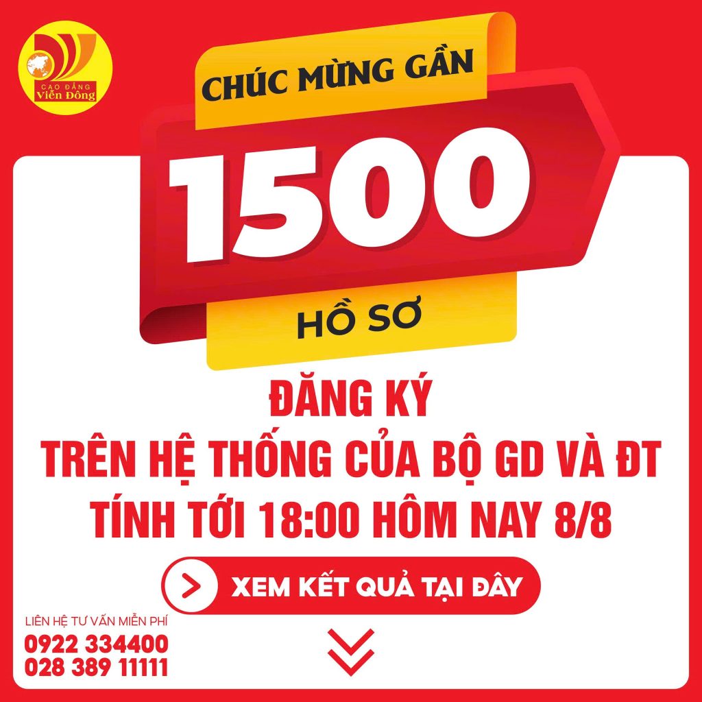 Tin vui từ hệ thống xét tuyển Bộ GD&ĐT: gần 2.500 nguyện vọng đăng ký vào Cao đẳng Viễn Đông