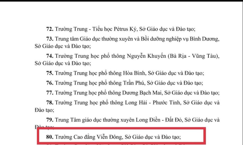 Cao đẳng Viễn Đông được UBND TP.HCM trao tặng danh hiệu “Tập thể lao động xuất sắc năm học 2024 – 2025”