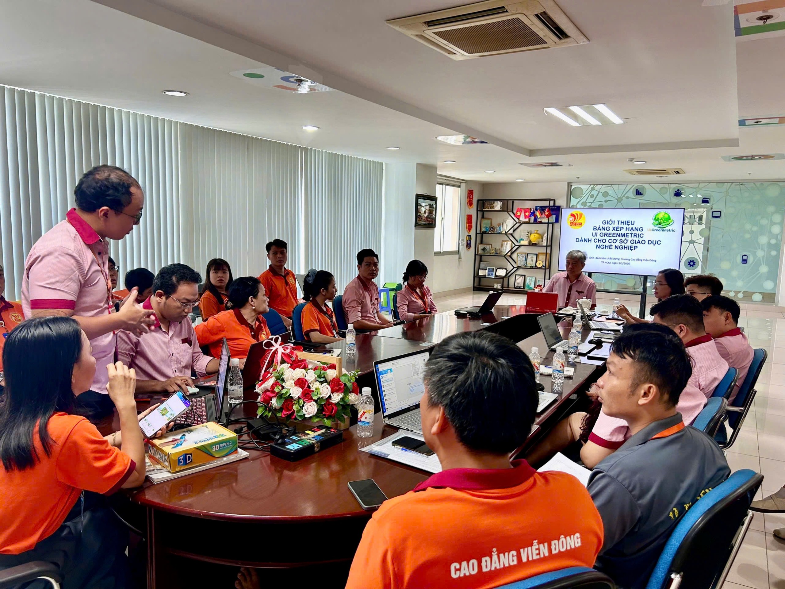 TẬP HUẤN TRIỂN KHAI UI GREENMETRIC 2026 TẠI TRƯỜNG CĐ VIỄN ĐÔNG