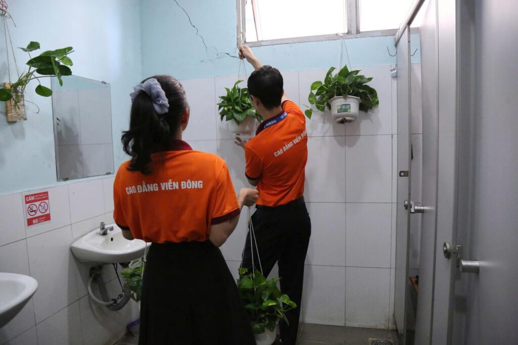 Cao đẳng Viễn Đông phủ xanh khuôn viên, kiến tạo không gian học tập bền vững