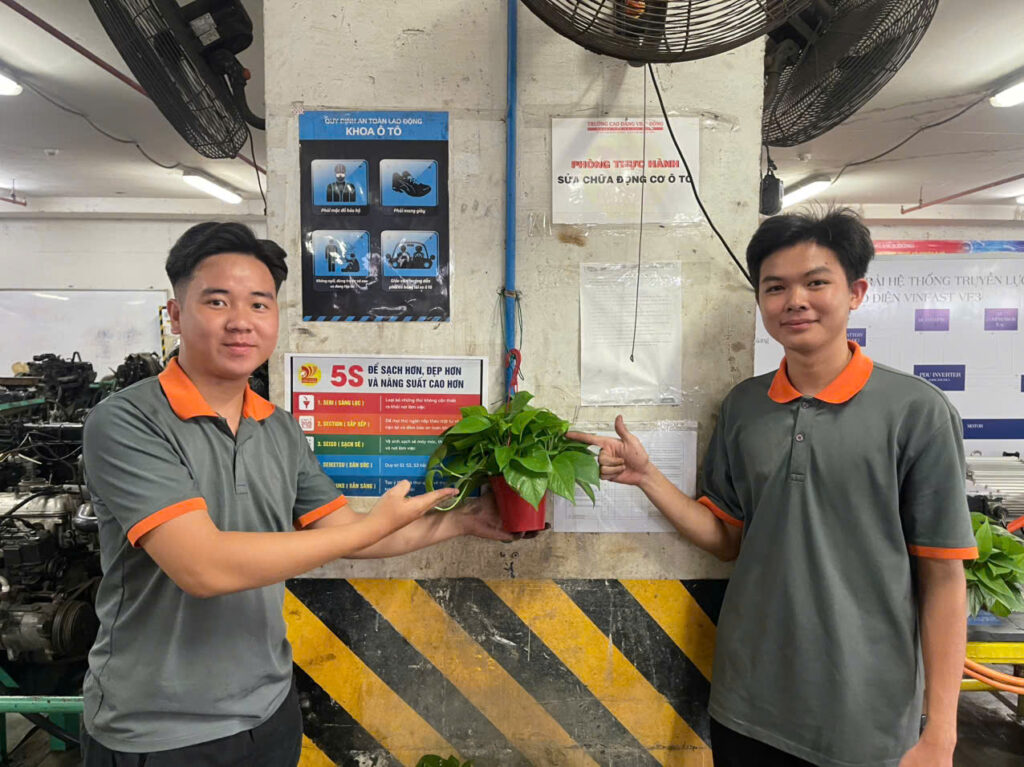 Cao đẳng Viễn Đông phủ xanh khuôn viên, kiến tạo không gian học tập bền vững