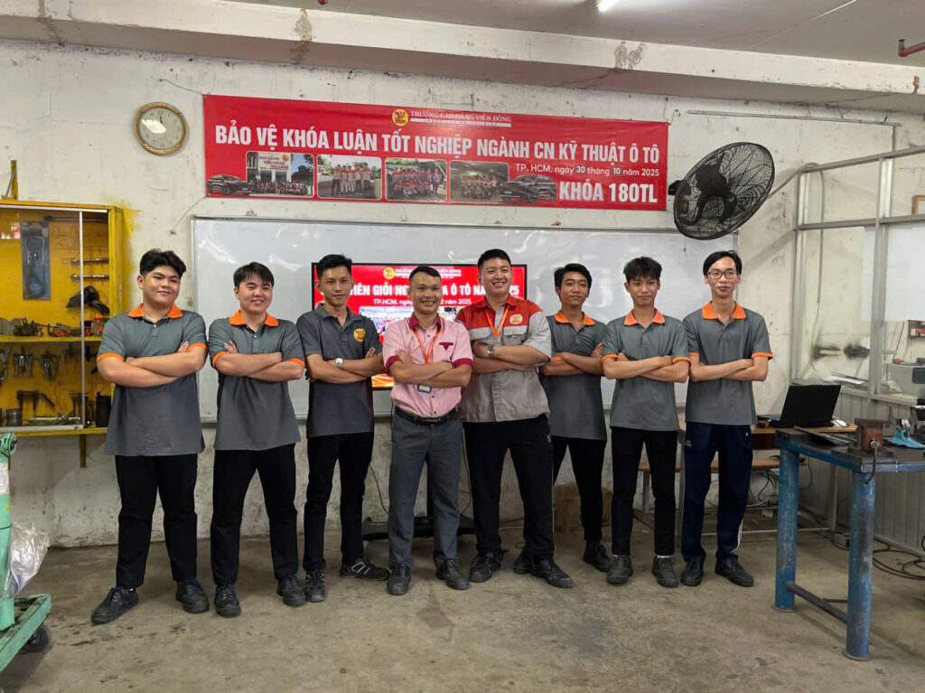 Sinh viên Cao đẳng Viễn Đông làm việc tại đại lý ô tô quy mô lớn nhất Đông Nam Á