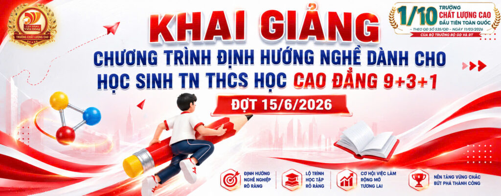 TRƯỜNG CAO ĐẲNG VIỄN ĐÔNG CHÍNH THỨC KHAI GIẢNG TUẦN HỌC ĐỊNH HƯỚNG ĐỢT 1 CHO TÂN SINH VIÊN HỆ 9+3+1